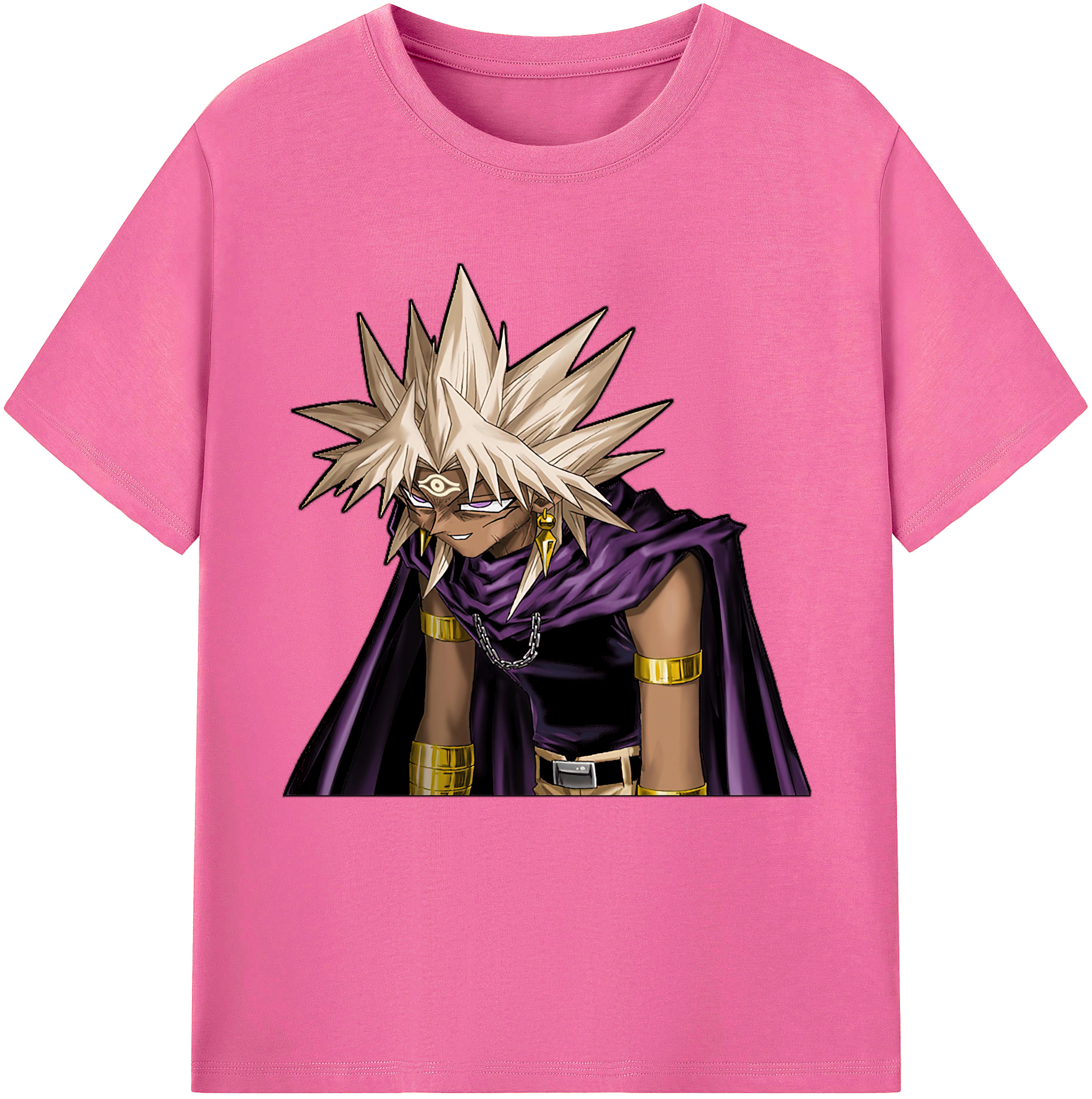 （画像用） 遊☆戯☆王 Yu-Gi-Oh! レディースカジュアルプリントTシャツ（綿100％）